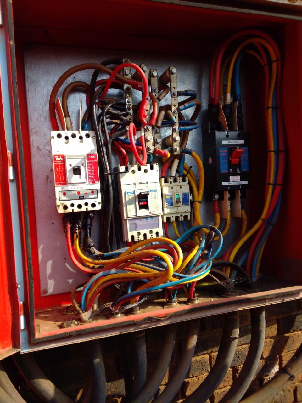 NAS Projects electrician at work